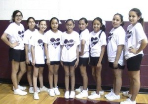 jr high cheerleaders