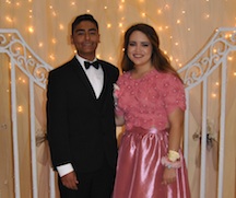 lillibeth and mark, prom