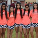 Varsity cheerleaders