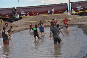 mud volleyball