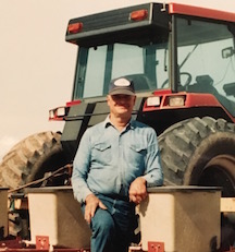 glenn wilson with tractor
